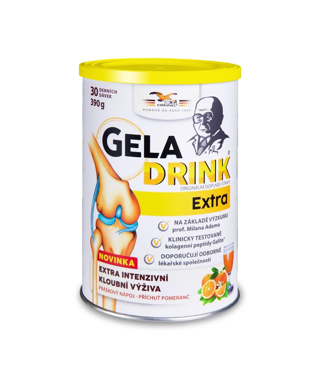 Geladrink Extra pomeranč práškový nápoj 390 g