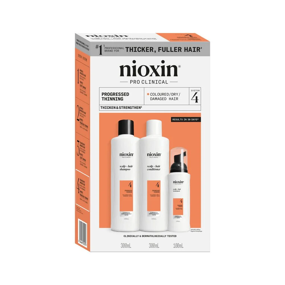 NIOXIN System 4 Scalp and Hair sada na vlasy sklonem k vypadávání 3 ks