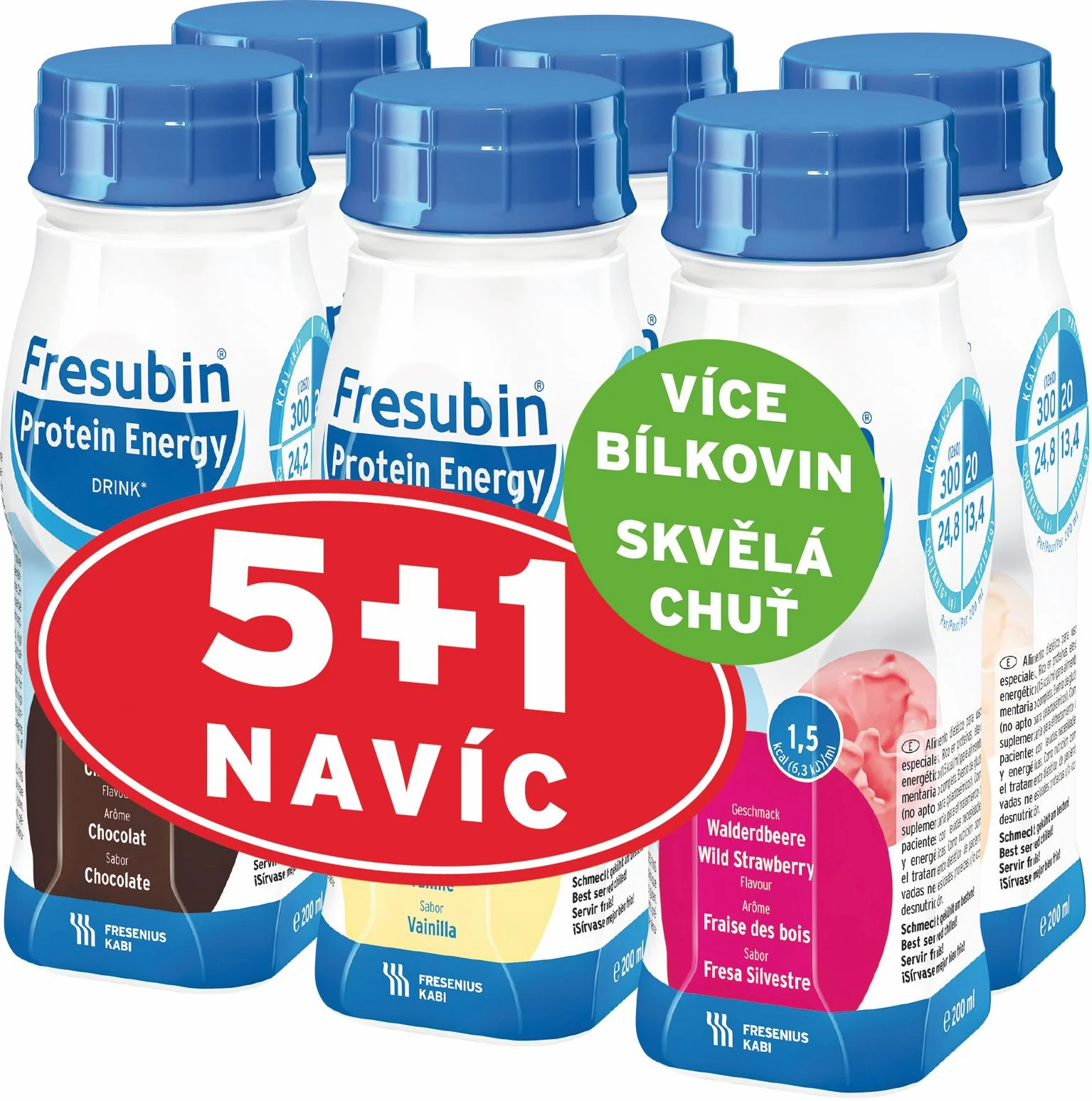 Fresubin Protein Energy DRINK balíček 5+1 ks