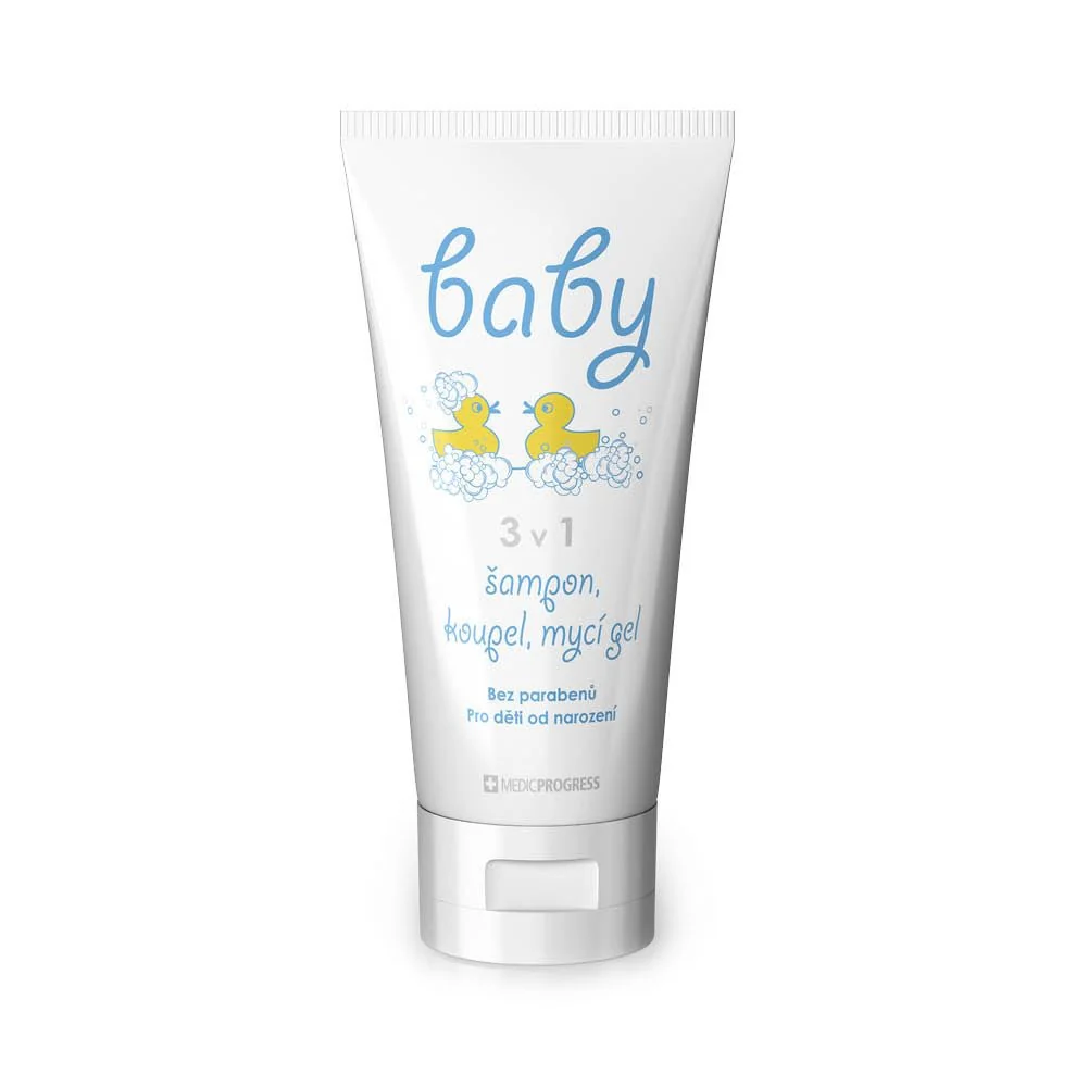 Baby 3v1 šampon - koupel - mycí gel 200 ml 