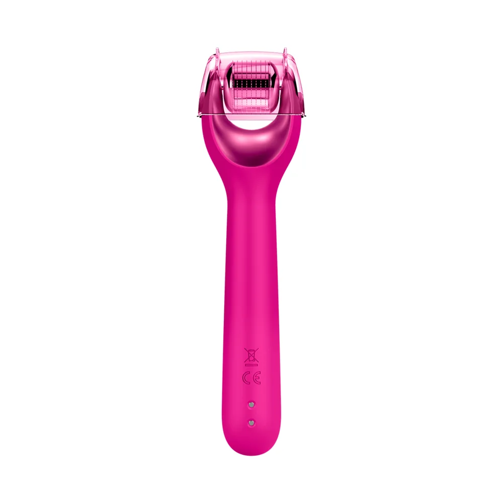 GESKE MicroNeedle Face Roller 9in1 masážní váleček s mikrojehličkami magenta