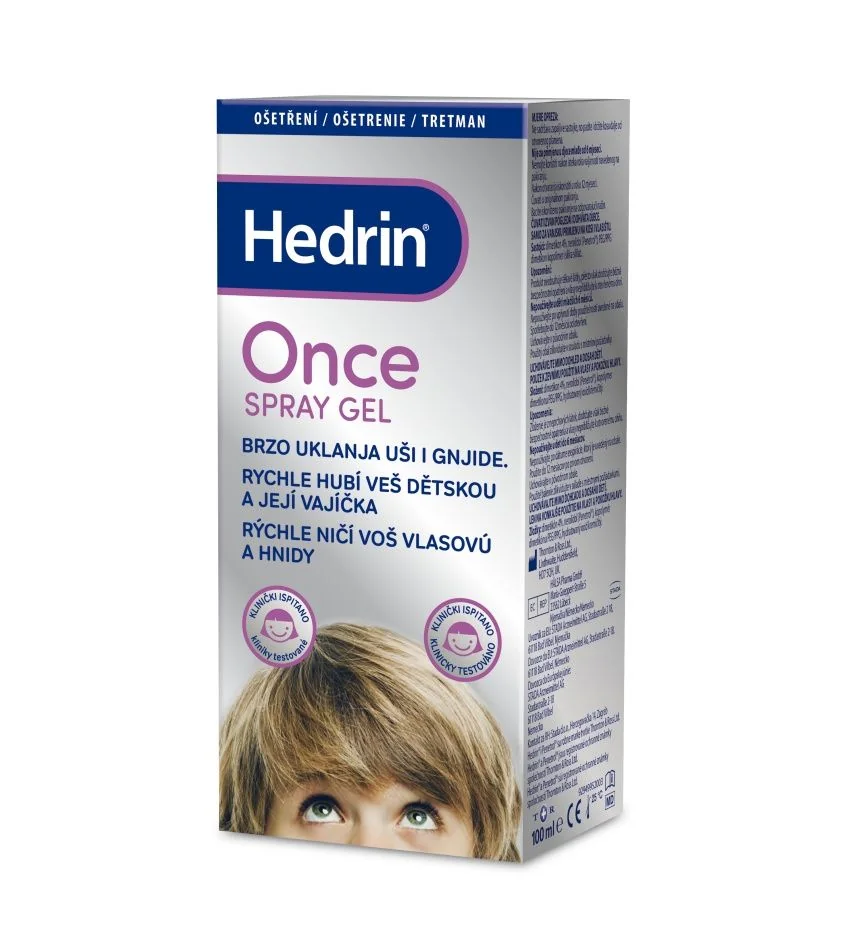 Hedrin Once Spray Gel 100 ml