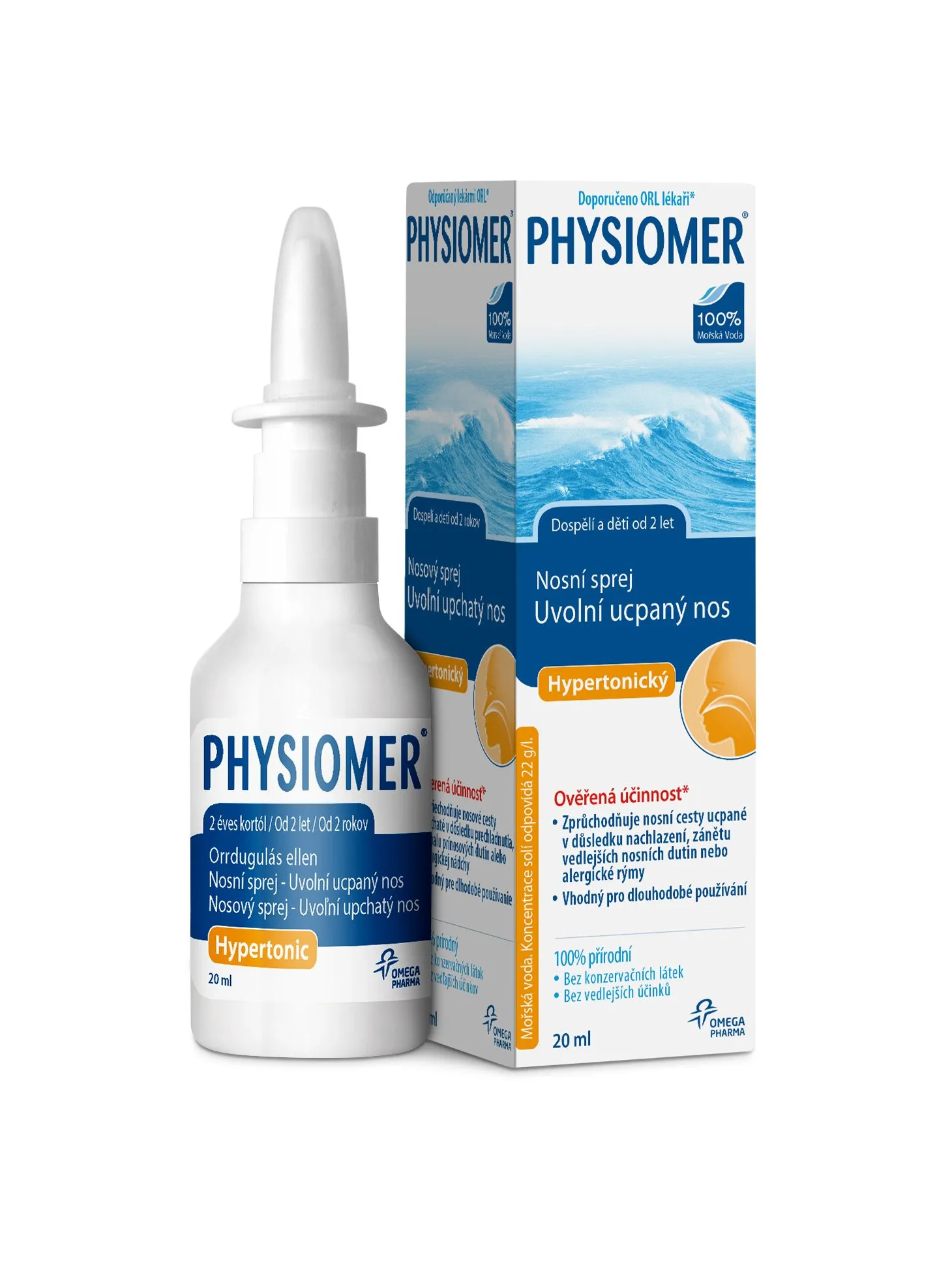 Physiomer Hypertonický nosní sprej 20 ml
