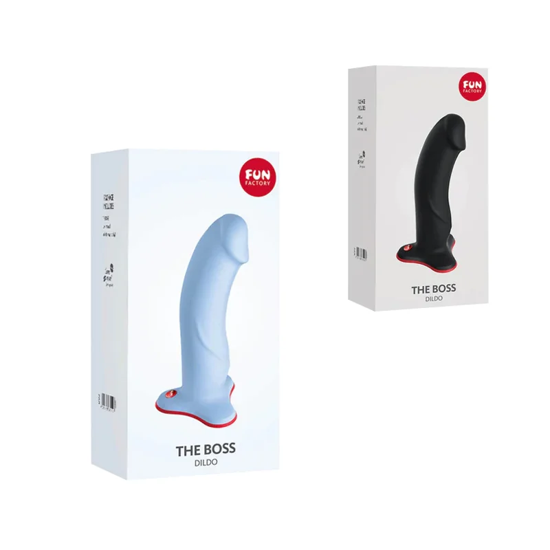 Fun Factory The Boss dildo s přísavkou (18 cm), černé 