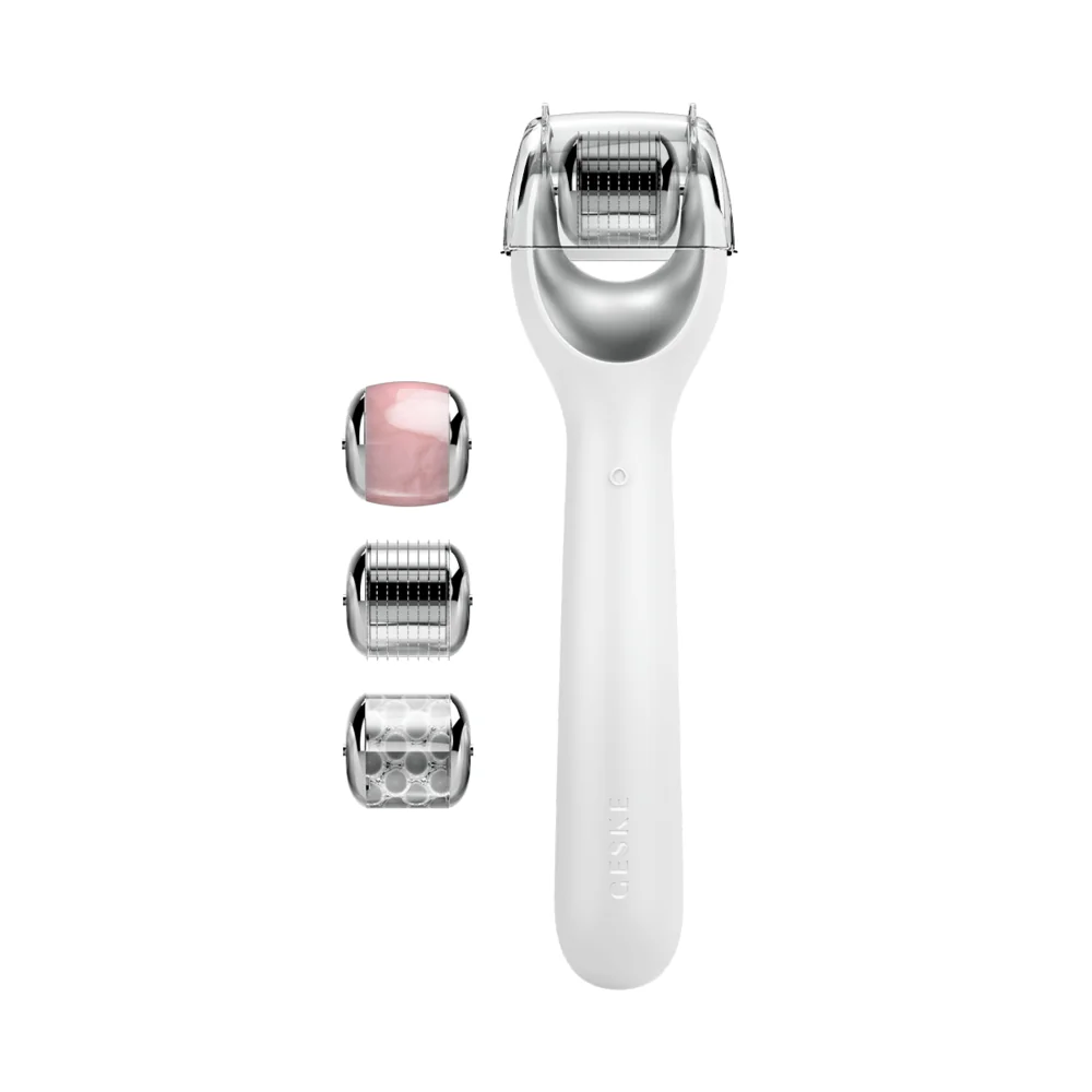 GESKE MicroNeedle Face Roller 9in1 masážní váleček s mikrojehličkami white