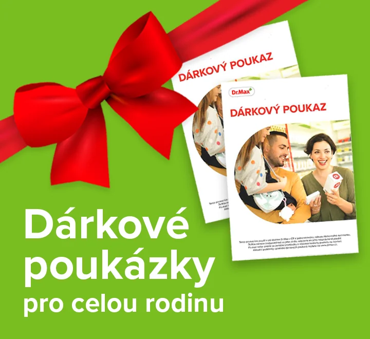 Dárkové poukázky Dr. Max pro celou rodinu