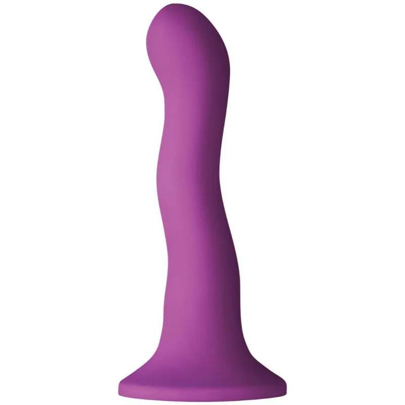 NS Novelties Dildo s přísavkou Purple Wave 19 cm