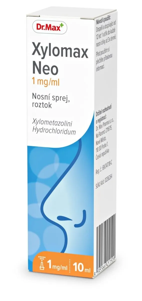 Dr. Max Xylomax Neo 1 mg/ml nosní sprej 10 ml