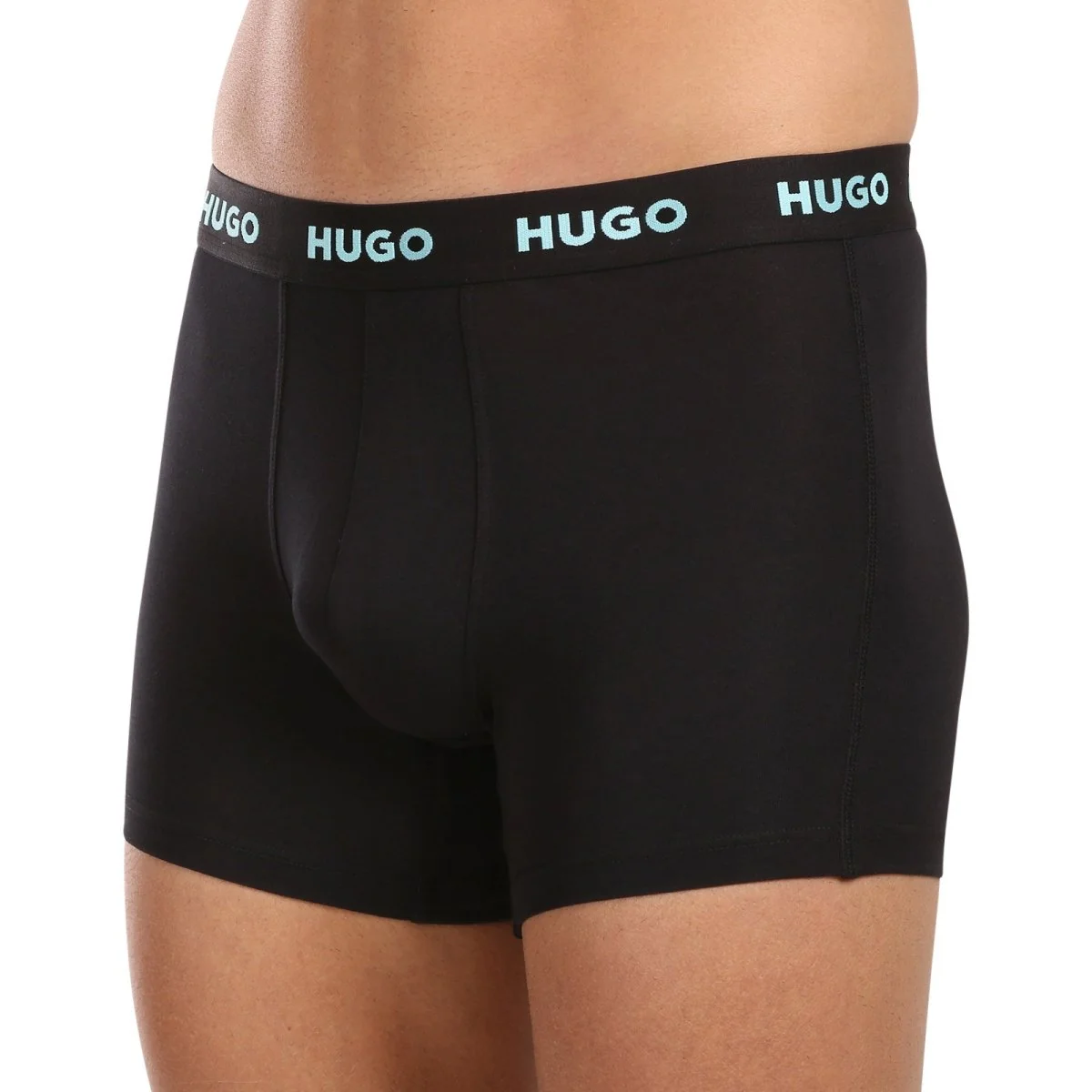 HUGO 3PACK pánské boxerky černé (50503079 971) M 