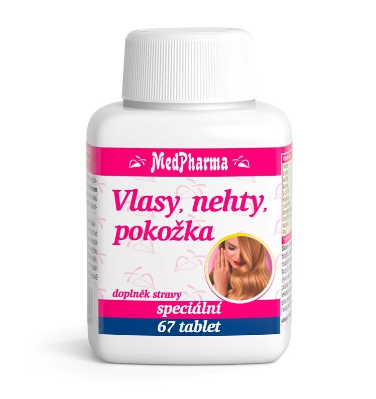 MedPharma Vlasy, nehty, pokožka 67 tablet