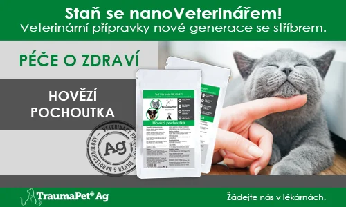 Staň se nanoveterinářem. Veterinární přípravky nové generace se stříbrem. Péče o zdraví. Hovězí pochoutka.