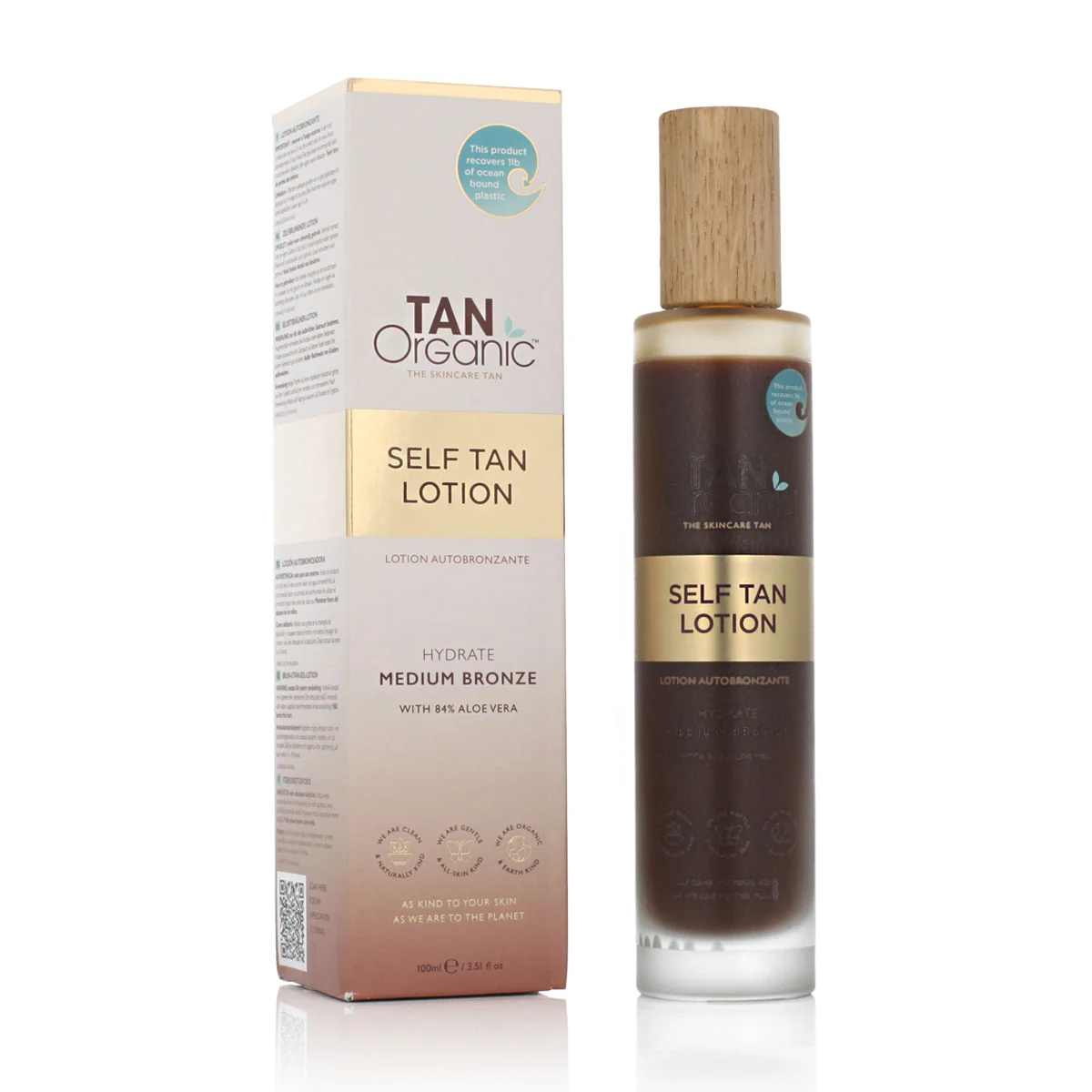 TanOrganic Self Tan Lotion (Medium Bronze) 100 ml (Odstín Medium Bronze)