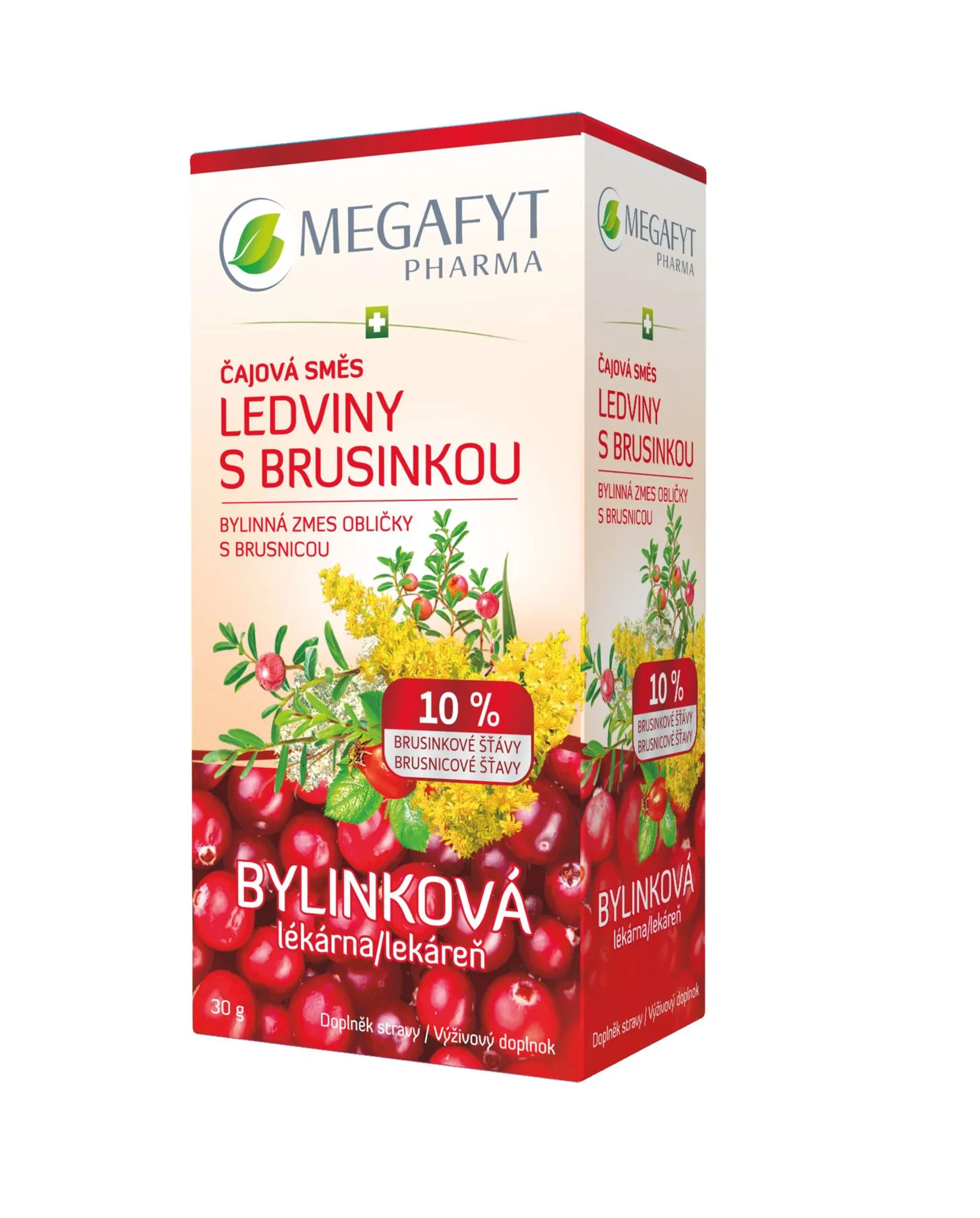 Megafyt Čajová směs ledviny s brusinkou porcovaný čaj 20x1,5 g