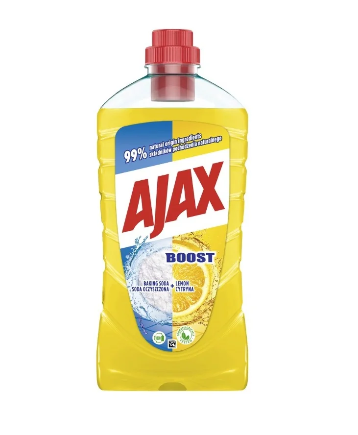 Ajax Boost Univerzální čisticí prostředek Baking soda & Lemon 1 l