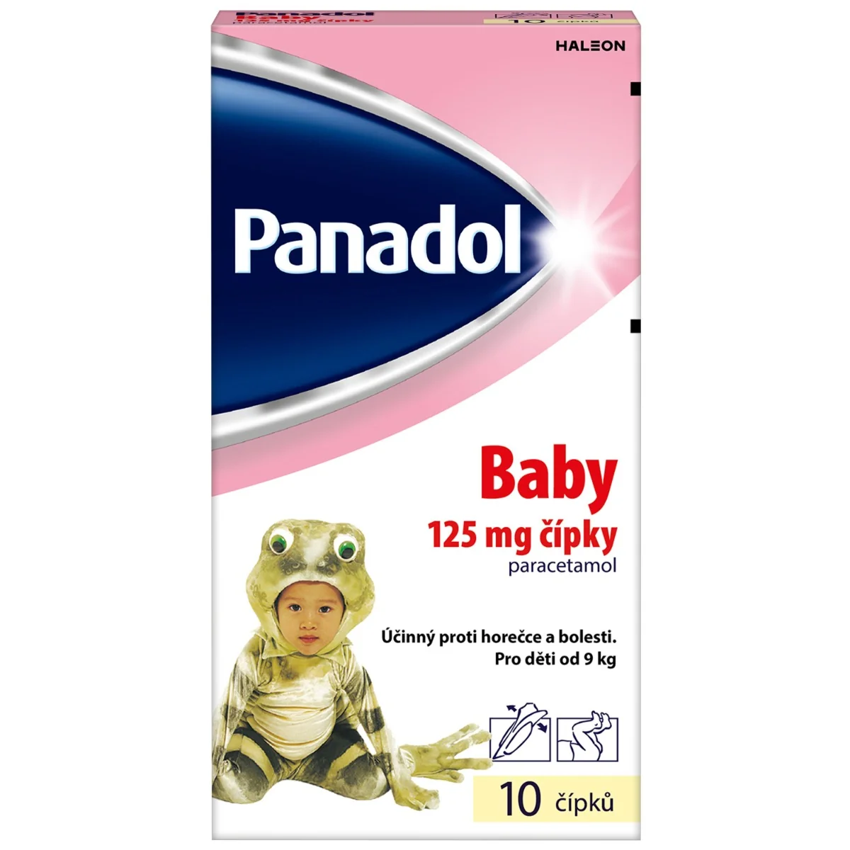 Panadol Baby 125 mg čípky 10 ks