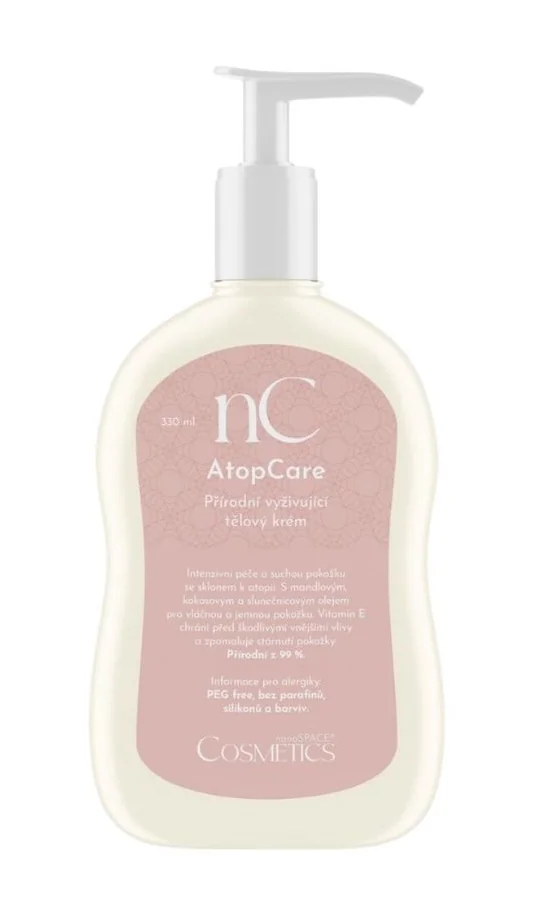 nanoSPACE Cosmetics AtopCare Přírodní vyživující tělový krém 330 ml