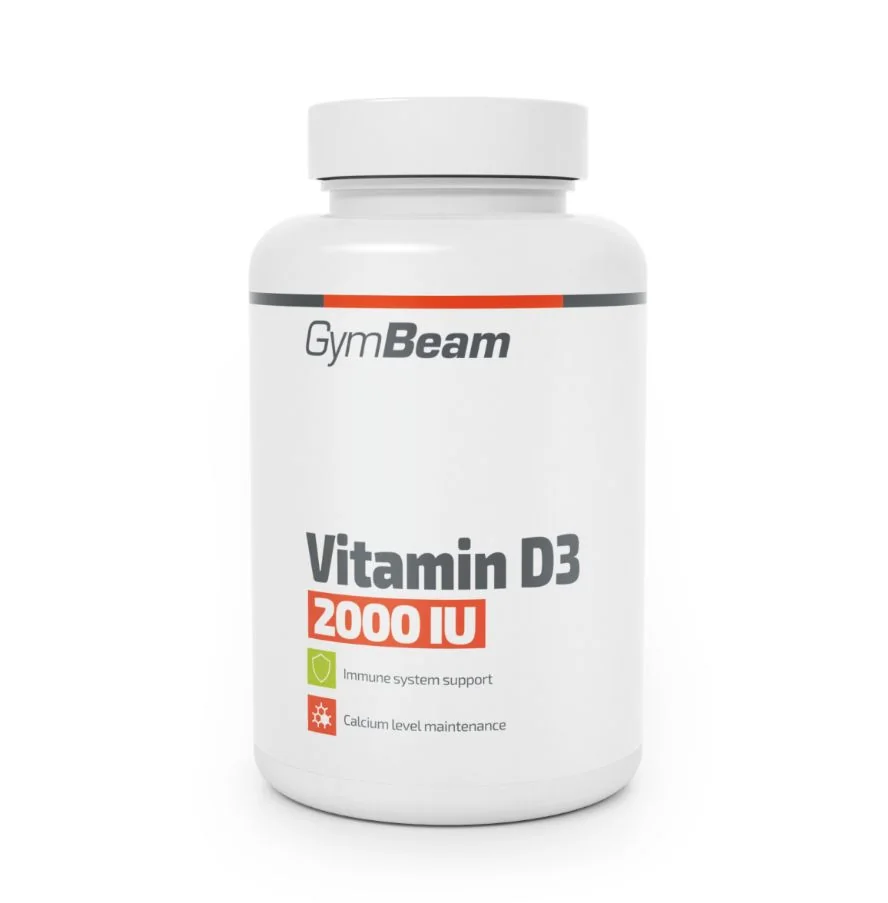 GymBeam Vitamin D3 2000 IU 60 kapslí