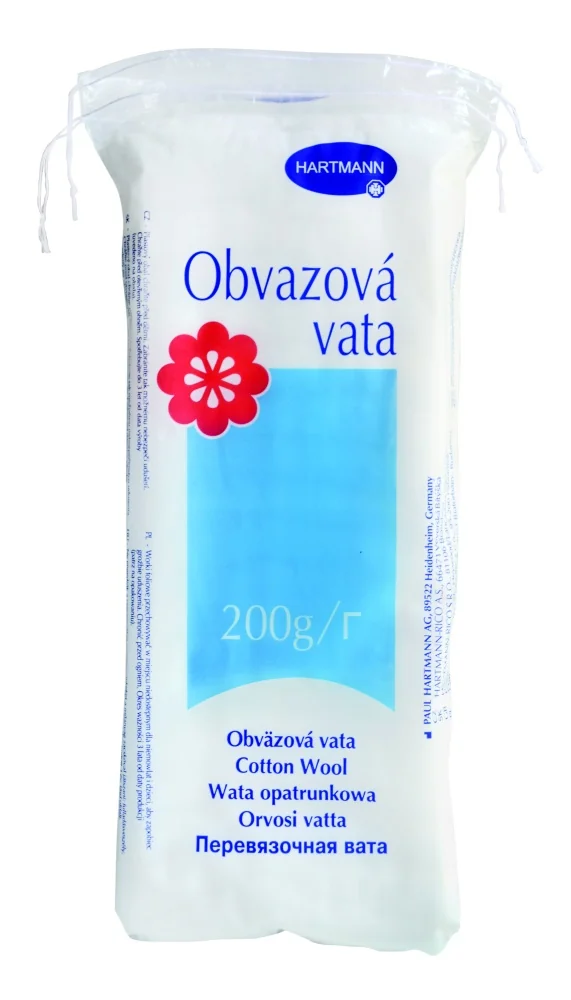 Hartmann Obvazová vata 200 g