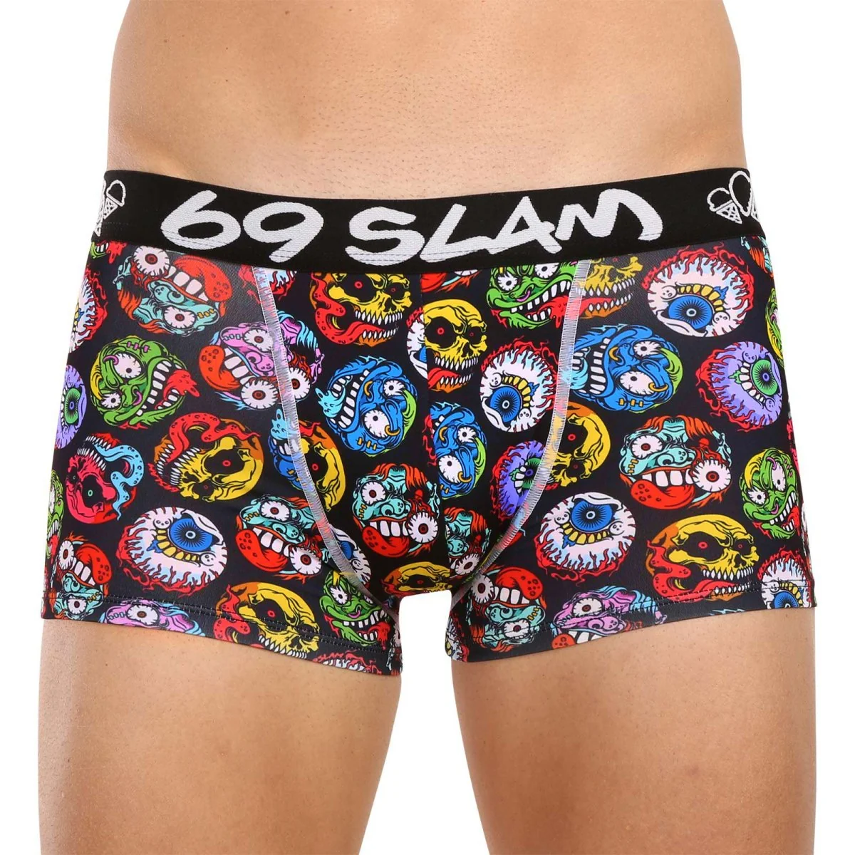 69SLAM Pánské boxerky hip monster ball mason (MSYMNR-PO) XL 