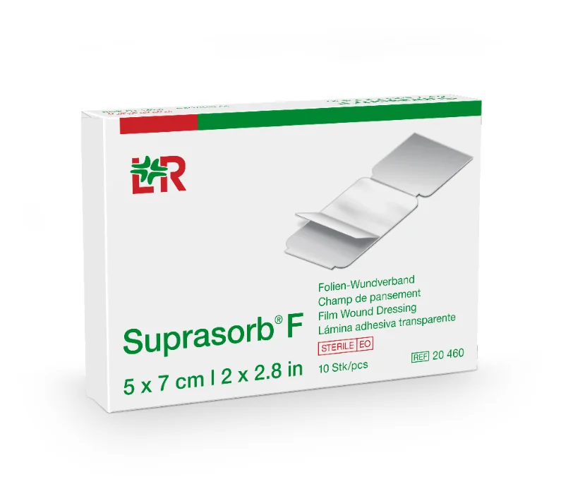 Suprasorb F 5 x 7 cm sterilní foliové krytí 10 ks