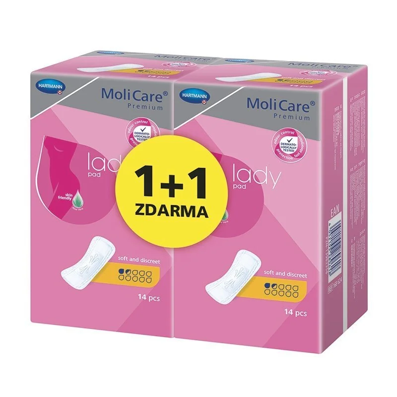 MoliCare Lady 1,5 kapky inkontinenční vložky 2x14 ks duopack