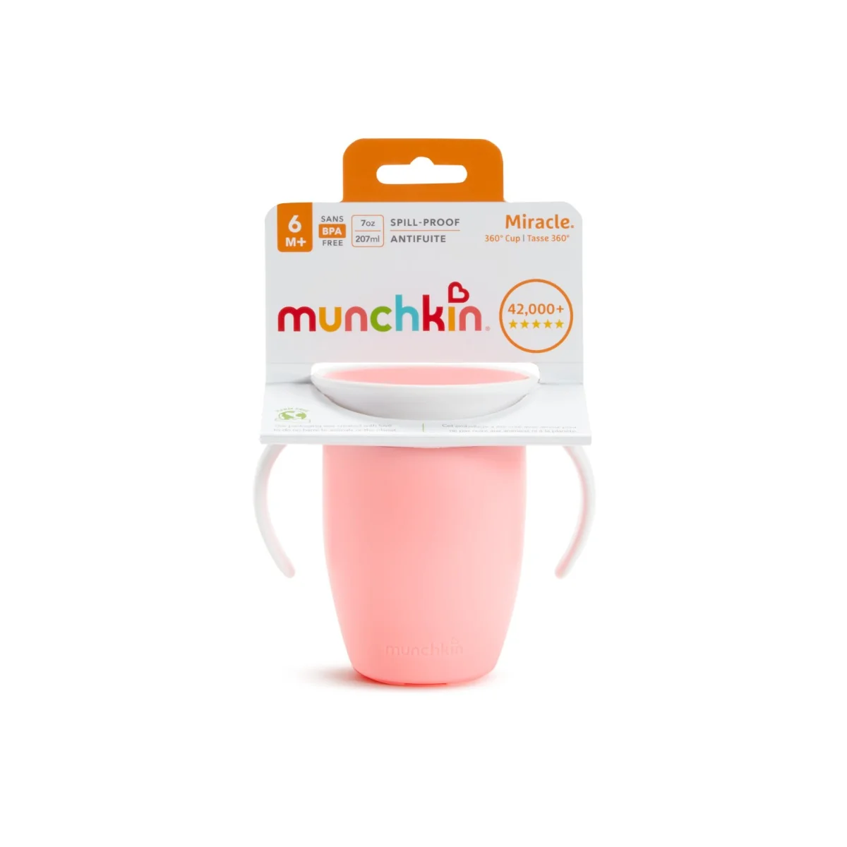 Munchkin Miracle 360° Trainer cup 207 ml růžový