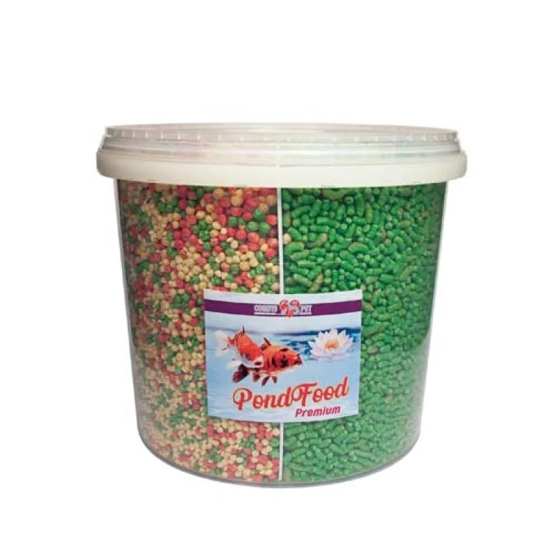 Cobbyspet POND MIX QUATTRO COMPLETE 5,5l / 650g čtyři různá krmiva v jednom balení 