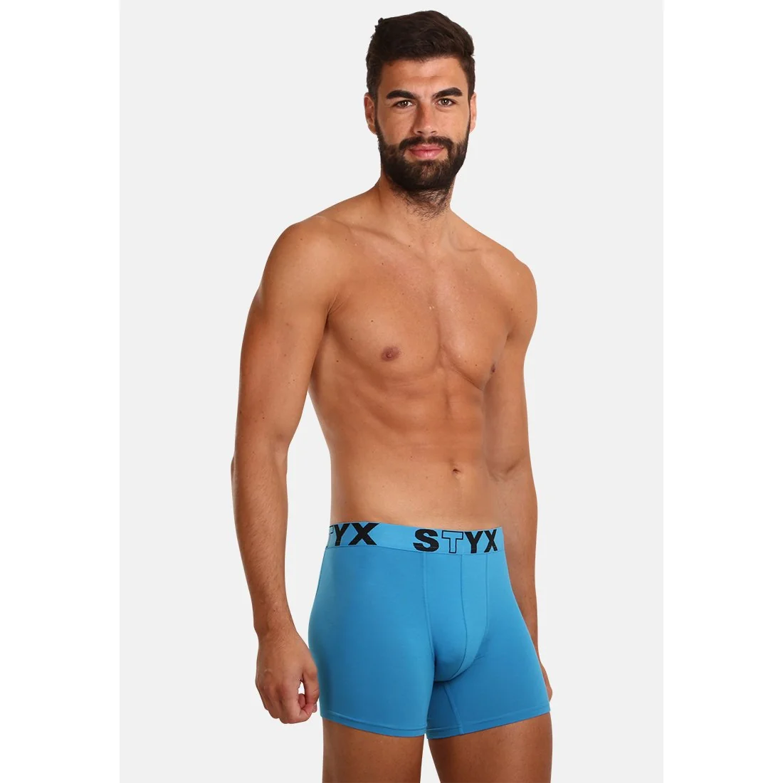 Styx 3PACK pánské boxerky long sportovní guma vícebarevné (U9696167) M 