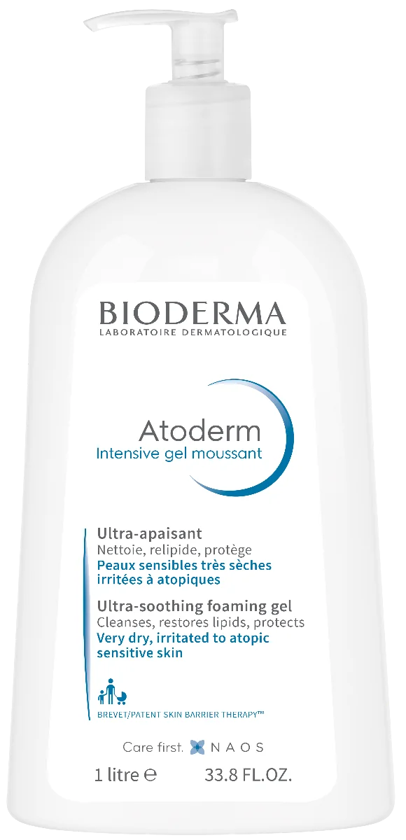 BIODERMA Atoderm Intensive gel moussant vysoce výživný pěnivý gel 1 l