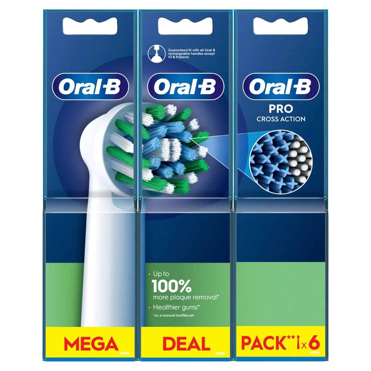 Oral-B EB 50-6 PRO Cross Action náhradní hlavice 6 ks