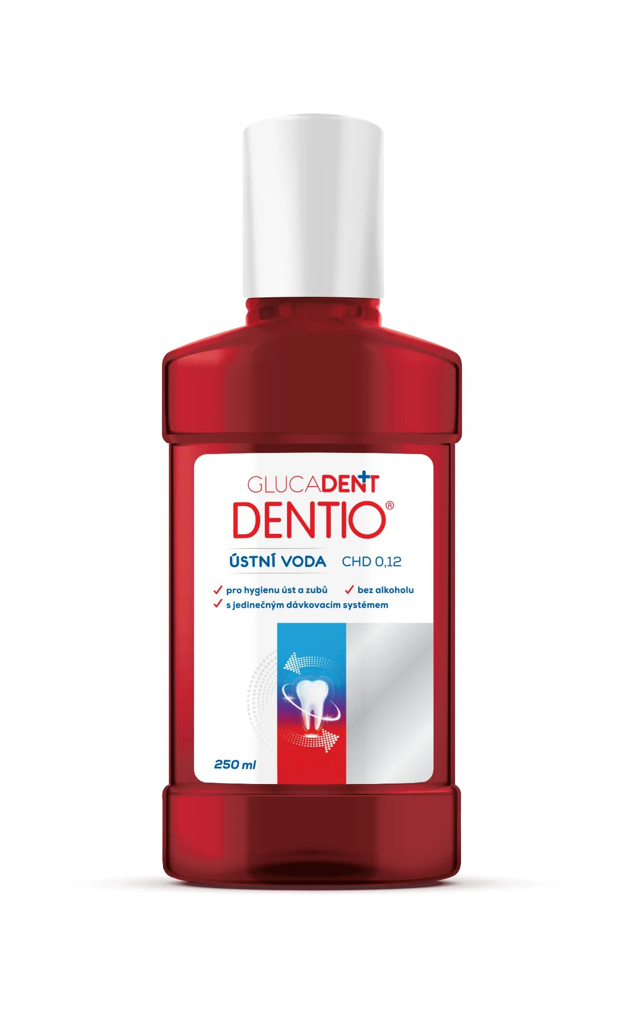 Glucadent DENTIO ústní voda 250 ml