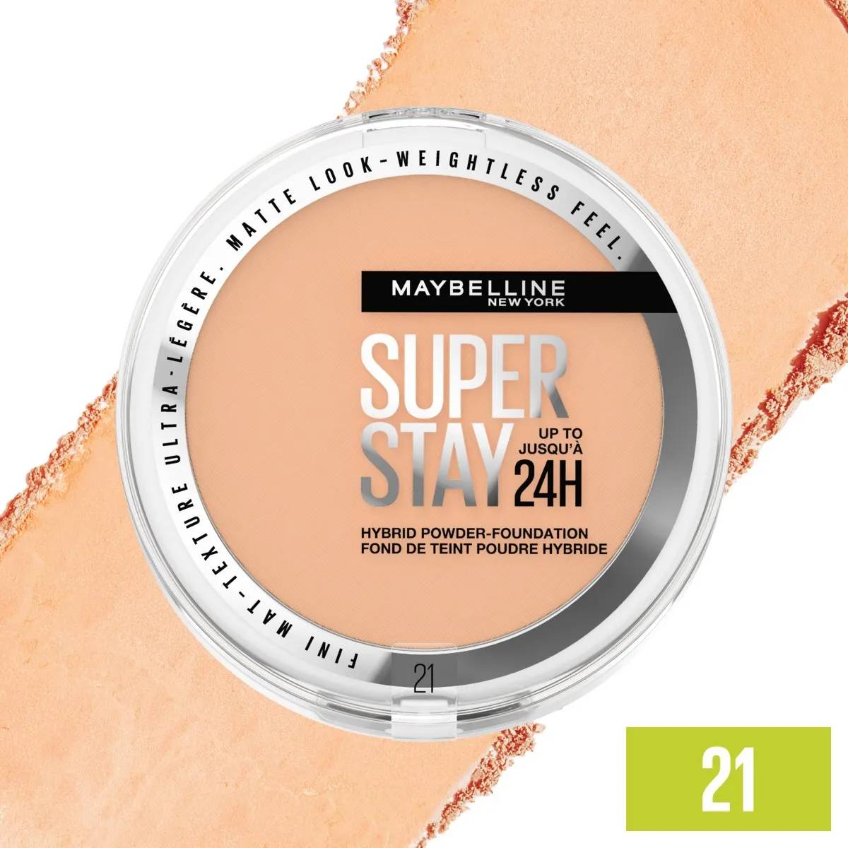 Maybelline SuperStay 24H Hybrid Powder-Foundation odstín 21 make-up v pudru 9 g