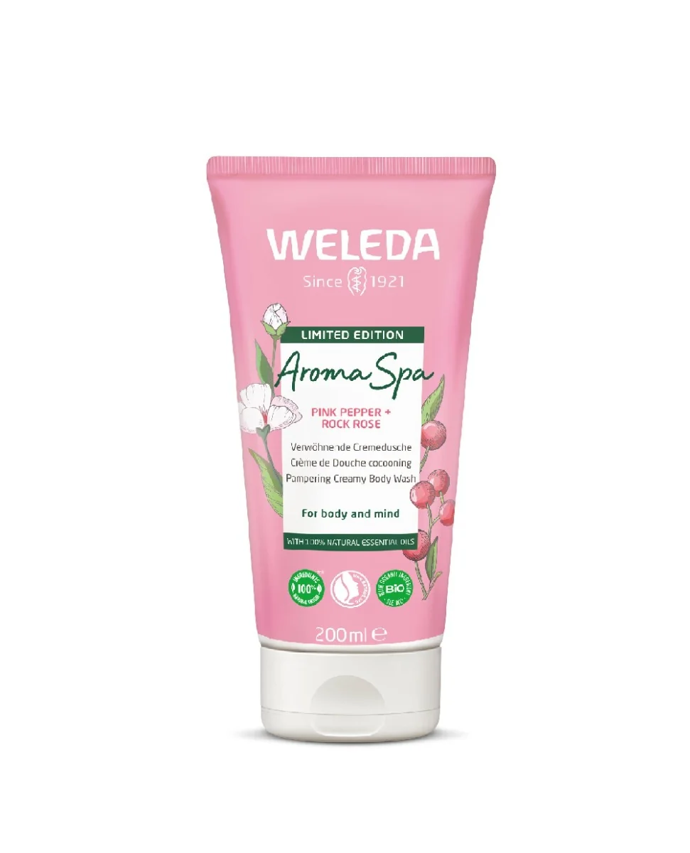 Weleda Aroma Spa Sprchový krém Pepper + Rose BIO 200 ml