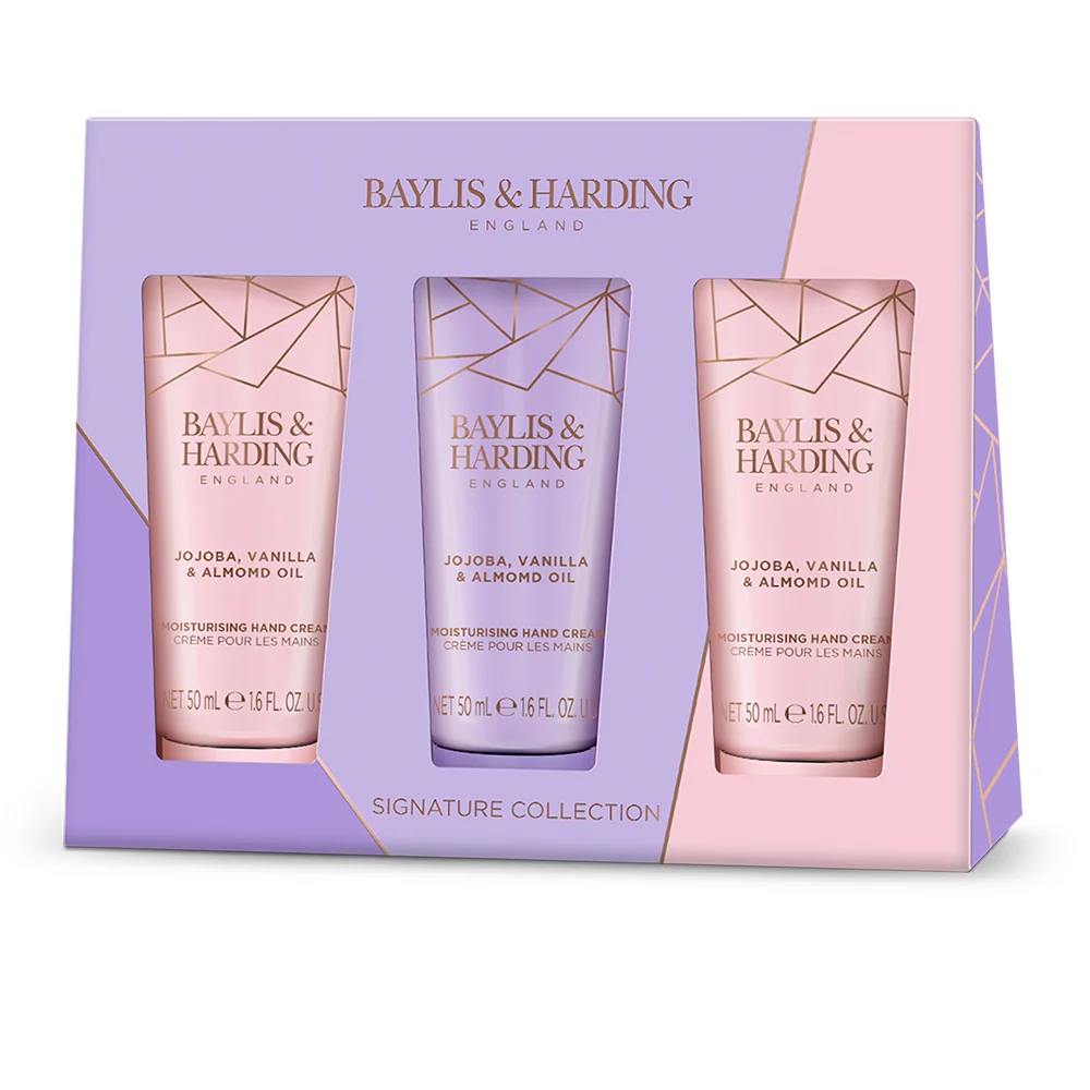 Baylis & Harding Sada krémů na ruce jojoba a vanilka 3x50 ml