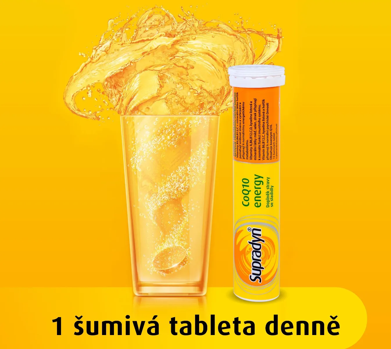 Supradyn CoQ10 Energy 30 šumivých tablet