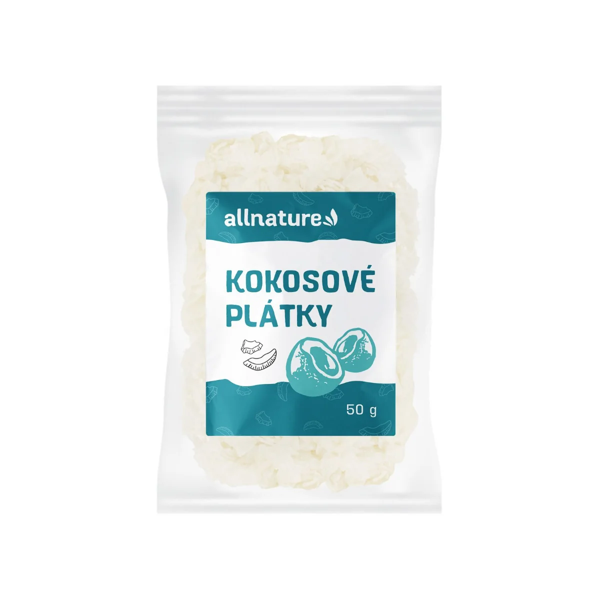 Allnature Kokosové chipsy 50 g