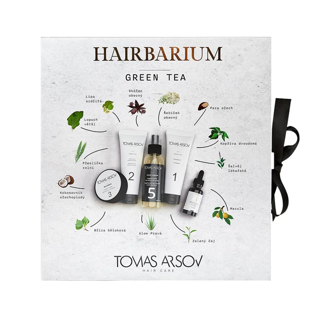 Tomas Arsov Green Tea HAIRBARIUM dárková sada