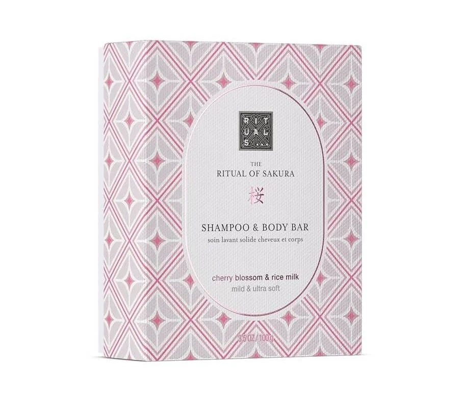 Rituals The Ritual of Sakura Shampoo & Body Bar tuhé mýdlo 100 g