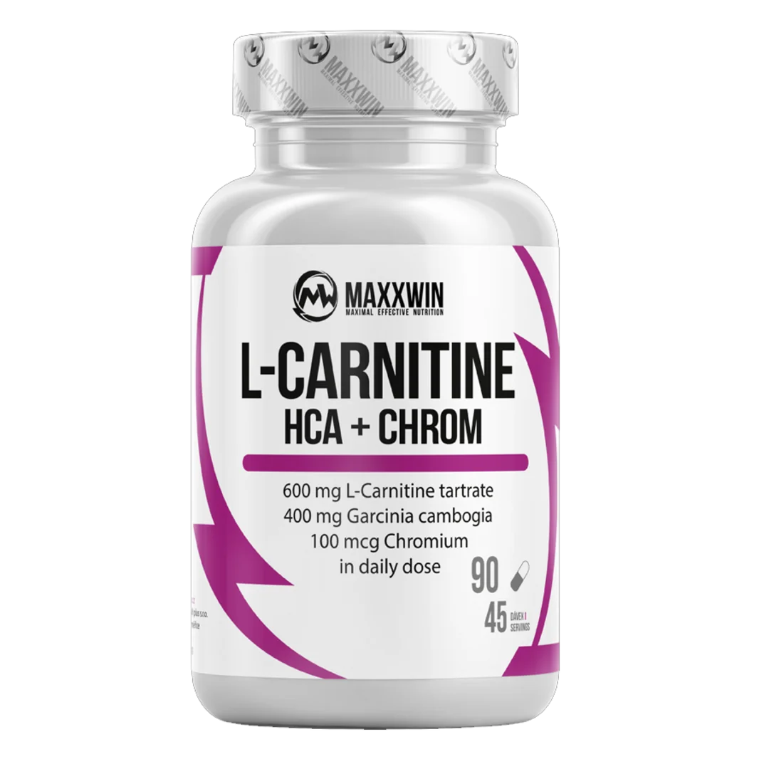 MAXXWIN L-Carnitine + HCA + CHROM - 90 kapslí