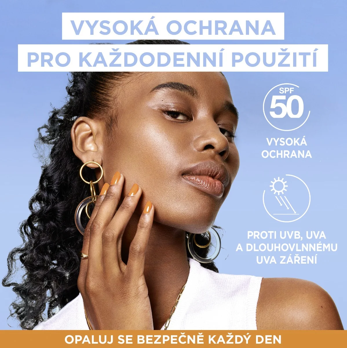 Garnier Ambre Solaire Super UV SPF50 ochranný krém proti vráskám 50 ml