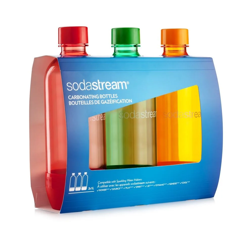 SODASTREAM Lahev TriPack 1 l 3 ks orange/red/green