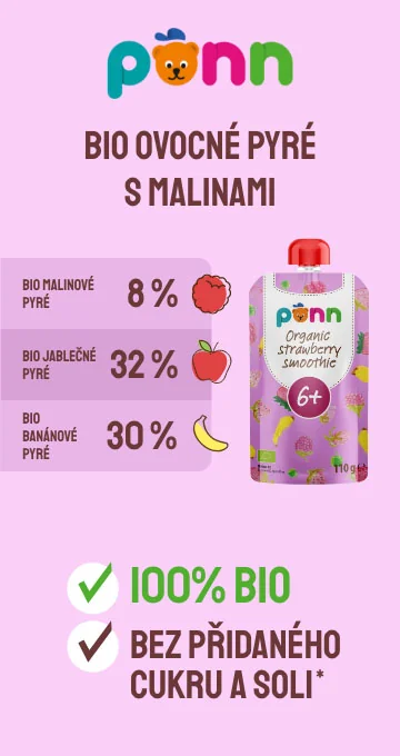 Ovocné pyré s malinami