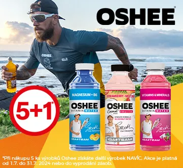 Oshee Isotonické nápoje 5+1 (červenec 2024)