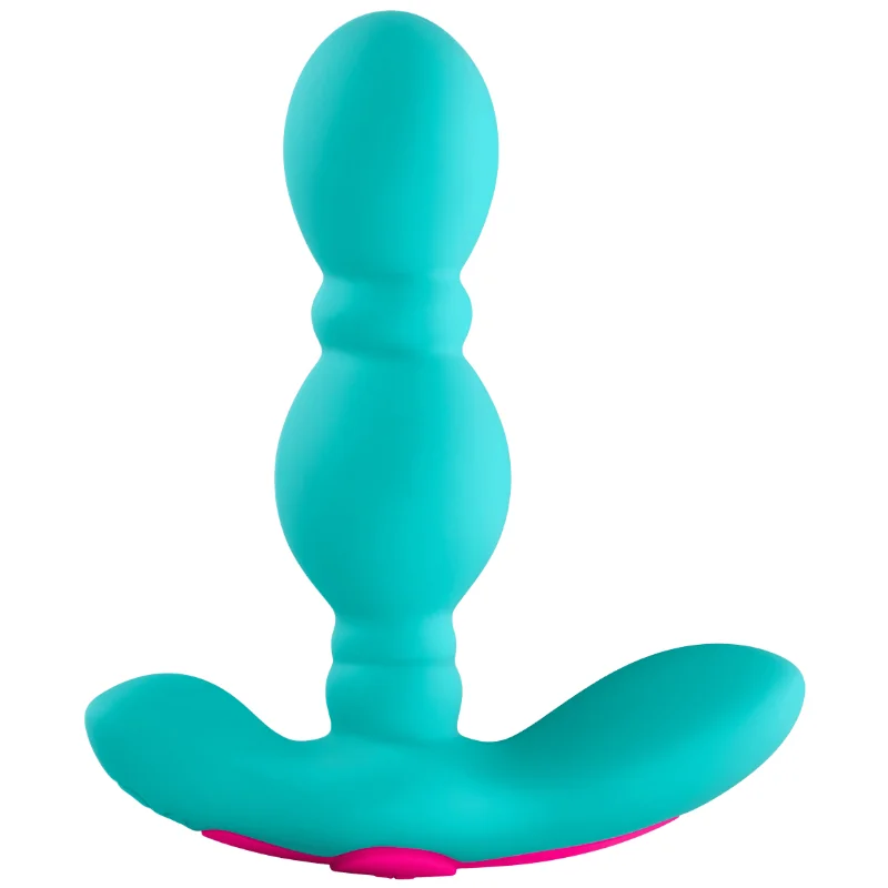 Femme FUN Vibrační anální kolík Funn Plug Turquoise 13,3 cm