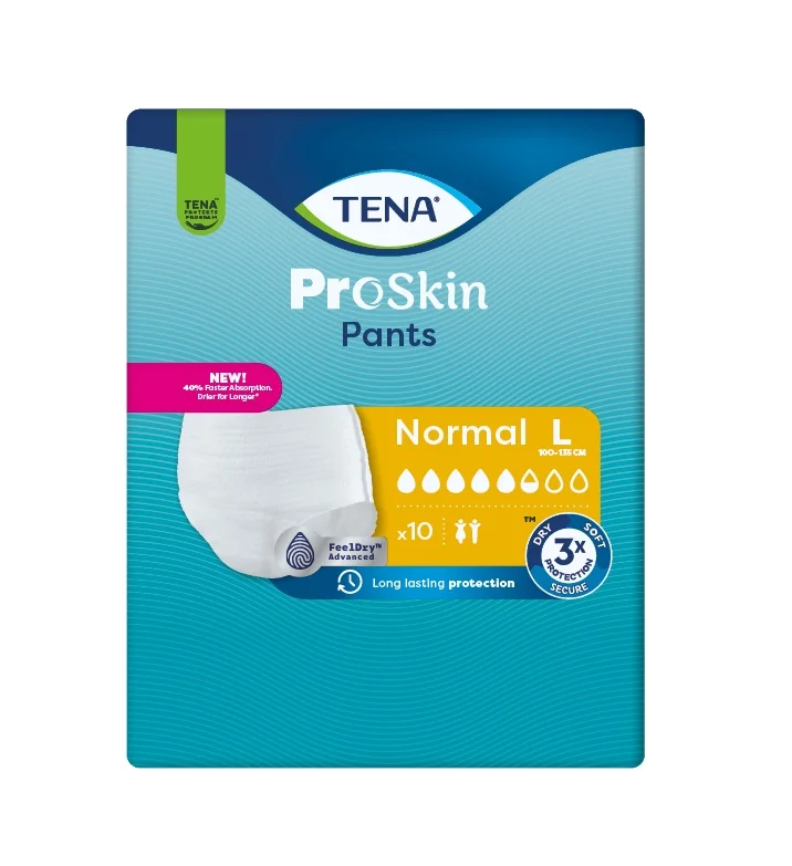 Tena Pants ProSkin Normal L inkontinenční kalhotky 10 ks