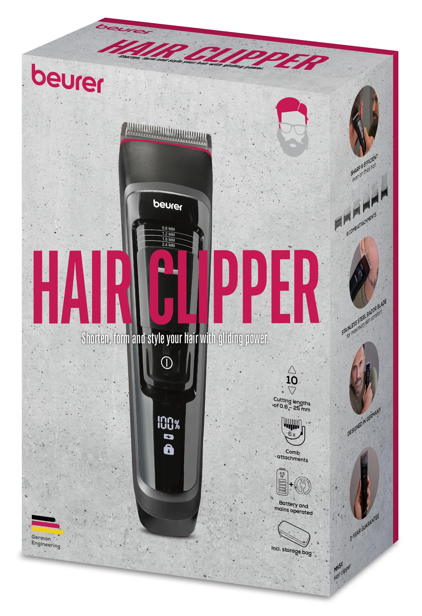 Beurer MN5X Hair Clipper zastřihovač vlasů