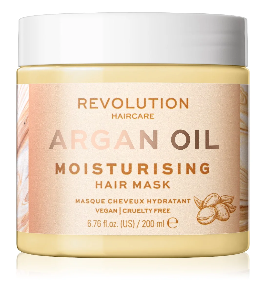 Revolution Haircare Moisturising Argan Oil maska na vlasy 200 ml