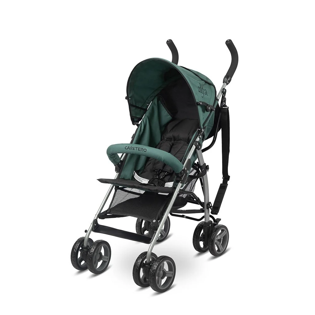 Caretero Golfový kočárek Alfa Dark Green, zelená 