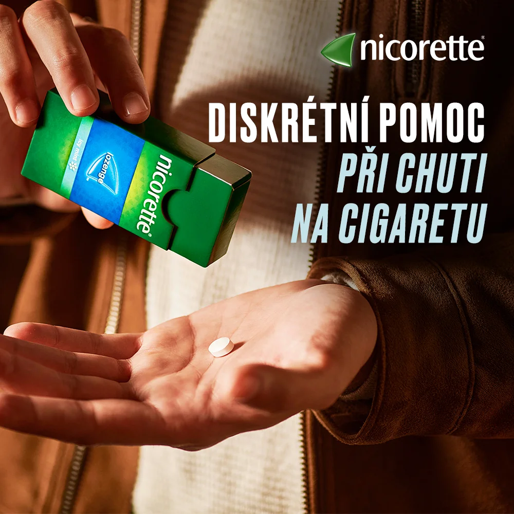 Nicorette Mint 4 mg 2x40 lisovaných pastilek