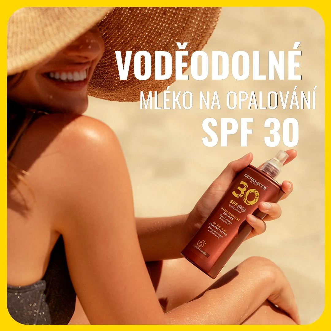 Dermacol SUN Mléko na opalování SPF30 rozprašovač 200 ml